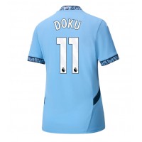 Maglie da calcio Manchester City Jeremy Doku #11 Prima Maglia Femminile 2024-25 Manica Corta